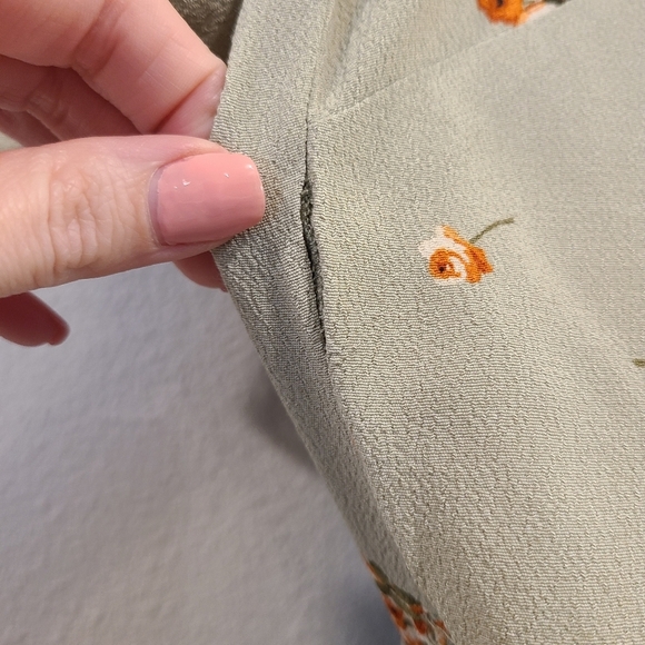 Rouje Gabinette Bouquet Romantique Tilleul Floral Wrap Dress - Picture 9 of 13